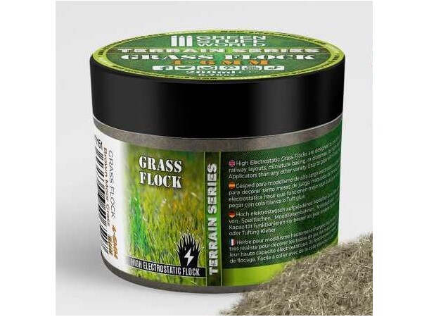 Static Grass Brown Moor 4-6mm 200ml Green Stuff World 