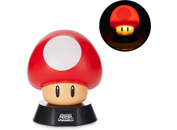 Super Mario Mushroom Lampe - 12 cm 