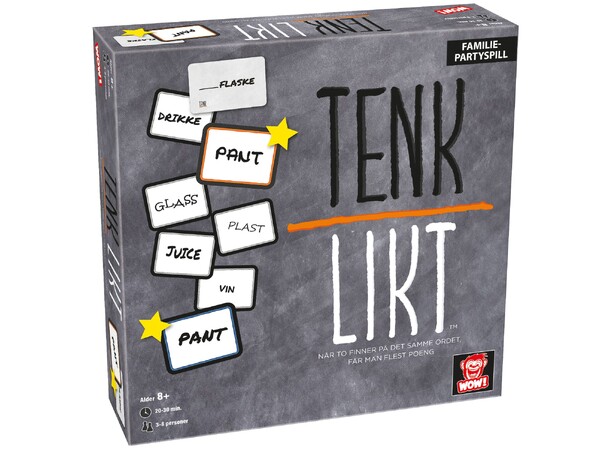 Tenk Likt Partyspill Norsk utgave 