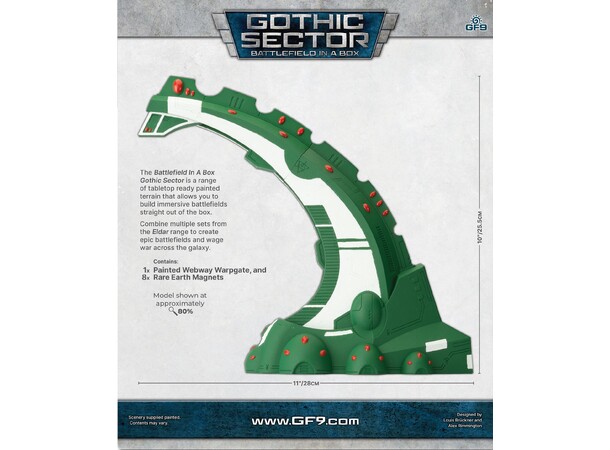 Terreng Eldar Heavy Webway Warpgate Battlefield in a Box - Gothic Sector 