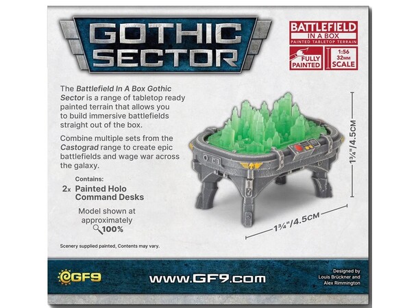 Terreng Holo Command Desk Battlefield in a Box - Gothic Sector 
