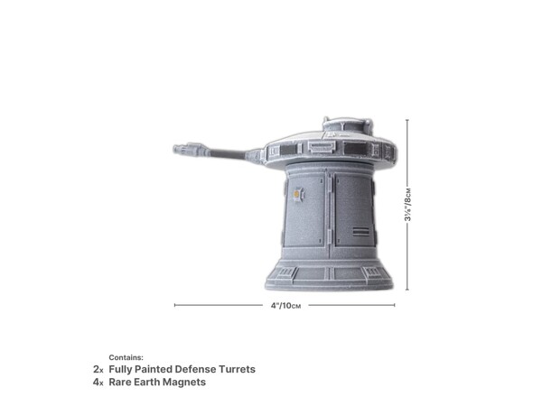 Terreng Rebel Outpost Defense Turrets Battlefield in a Box - Galactic Warzones 