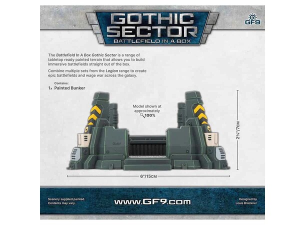 Terräng Legion Bunker Battlefield in a Box - Gothic Sector 