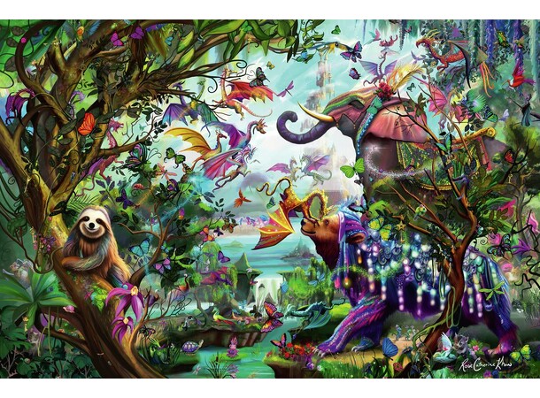 Tropical Dragons 4000 bitar Pussel Ravensburger Puzzle 