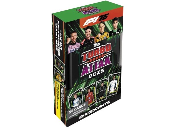 Turbo Attax F1 2025 Mega Tin #1 Shakedown Tin 