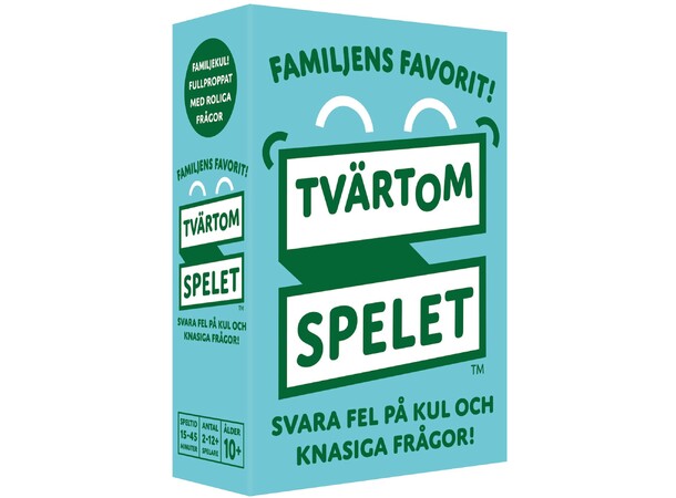 Tvärtomspelet Familjens favorit Partyspel - Svensk utgåva 