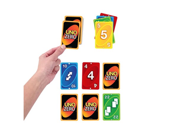 UNO Zero Kortspill Norsk utgave 