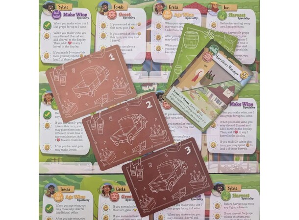 Vineyard A Winemaking Game Brädspel 