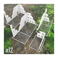 WTC Terrain Glasspack Footprints Set x2 Green Stuff World