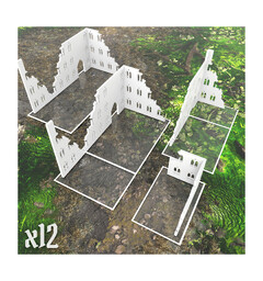 WTC Terrain Glasspack Footprints Set x2 Green Stuff World