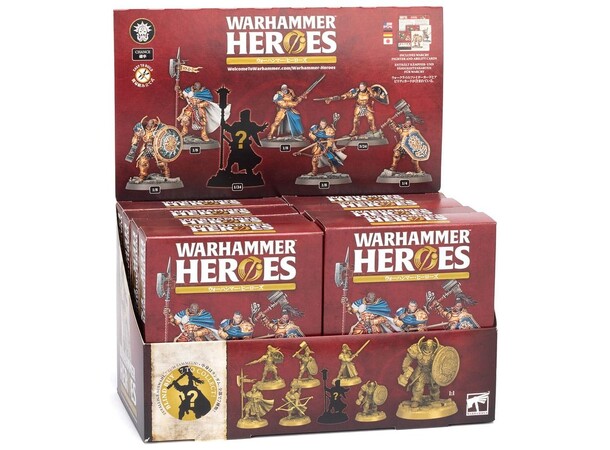 Warhammer Heroes Stormcast Eternals Box 8 miniatyrfigurer - Komplett boks