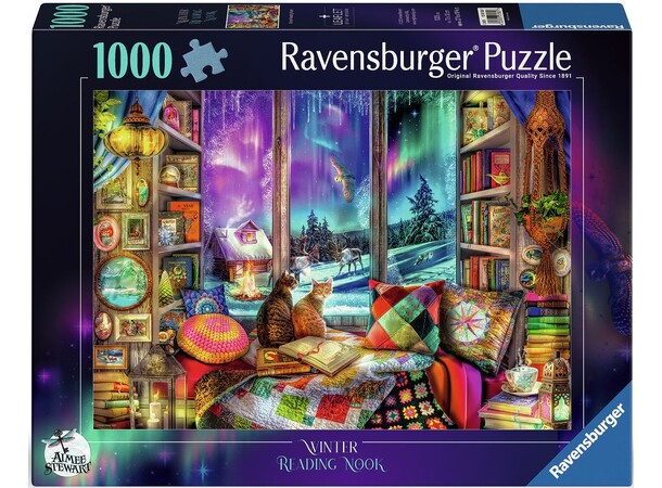 Winter Reading Nook 1000 biter Puslespill - Ravensburger Puzzle 