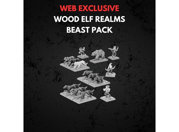 Wood Elf Realms Beast Pack Warhammer The Old World 