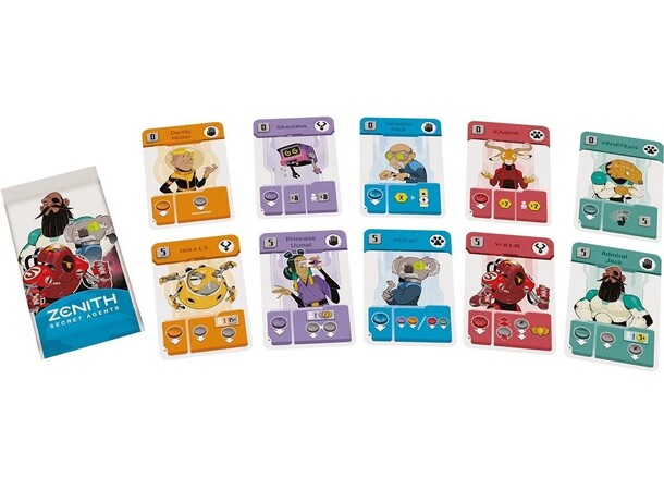 Zenith Secret Agents Expansion Utvidelse til Zenith 