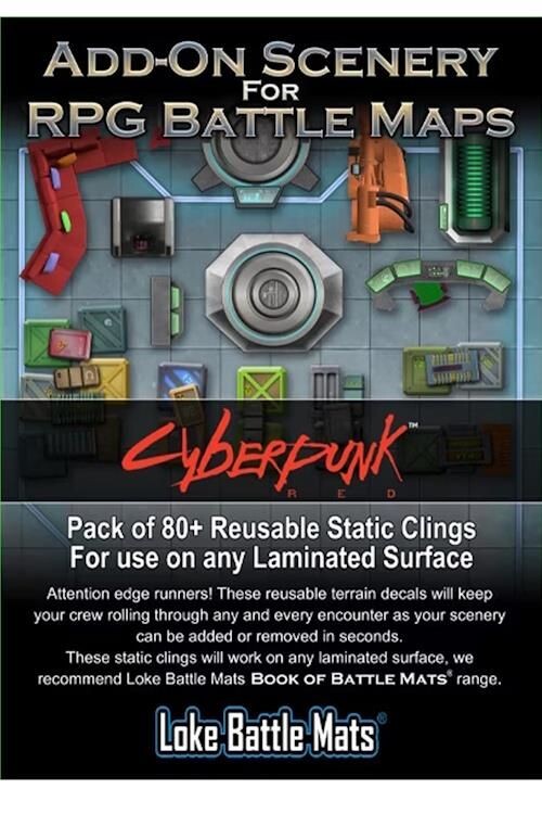 Book of Battlemats ADD-ON Cyberpunk