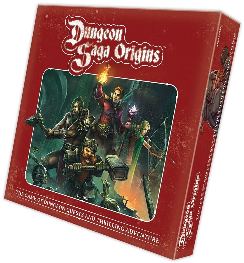 Dungeon Saga Origins Brettspill Core Game