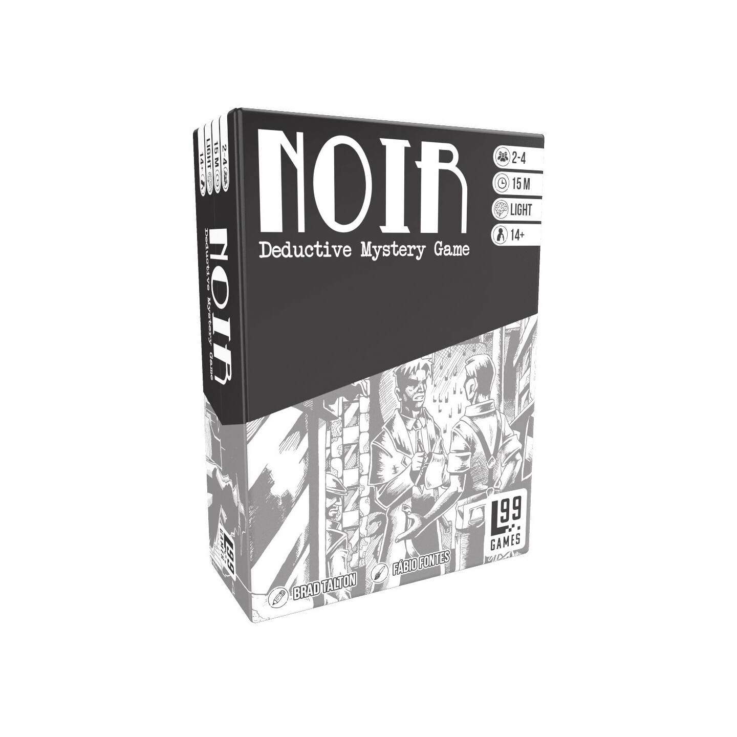 Noir Deductive Mystery Game Brettspill Second Edition