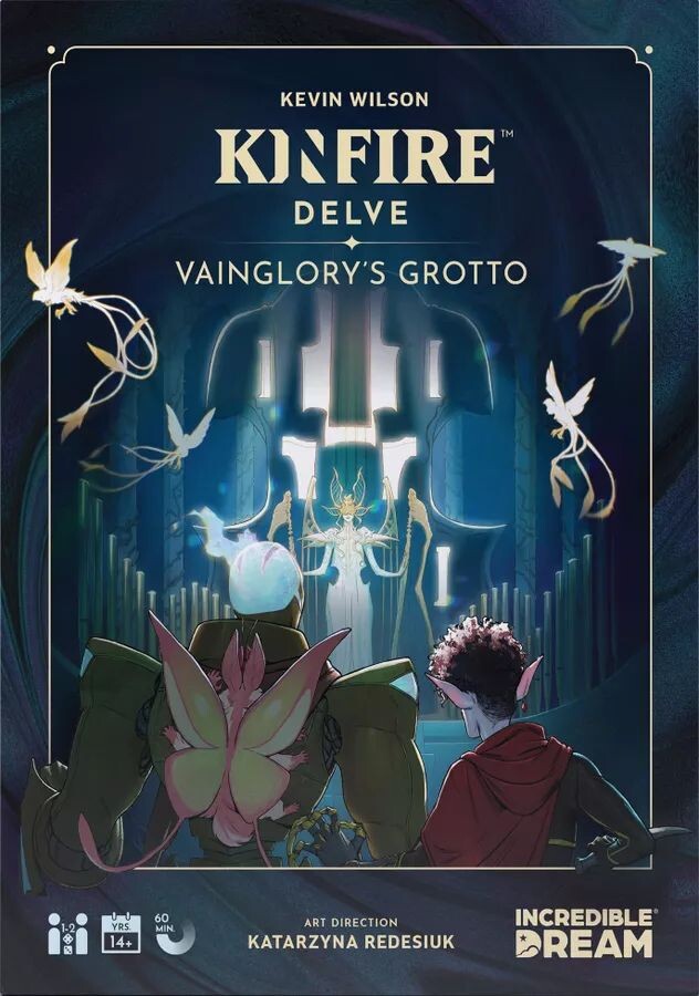 Kinfire Delve Vainglorys Grotto Brettspill
