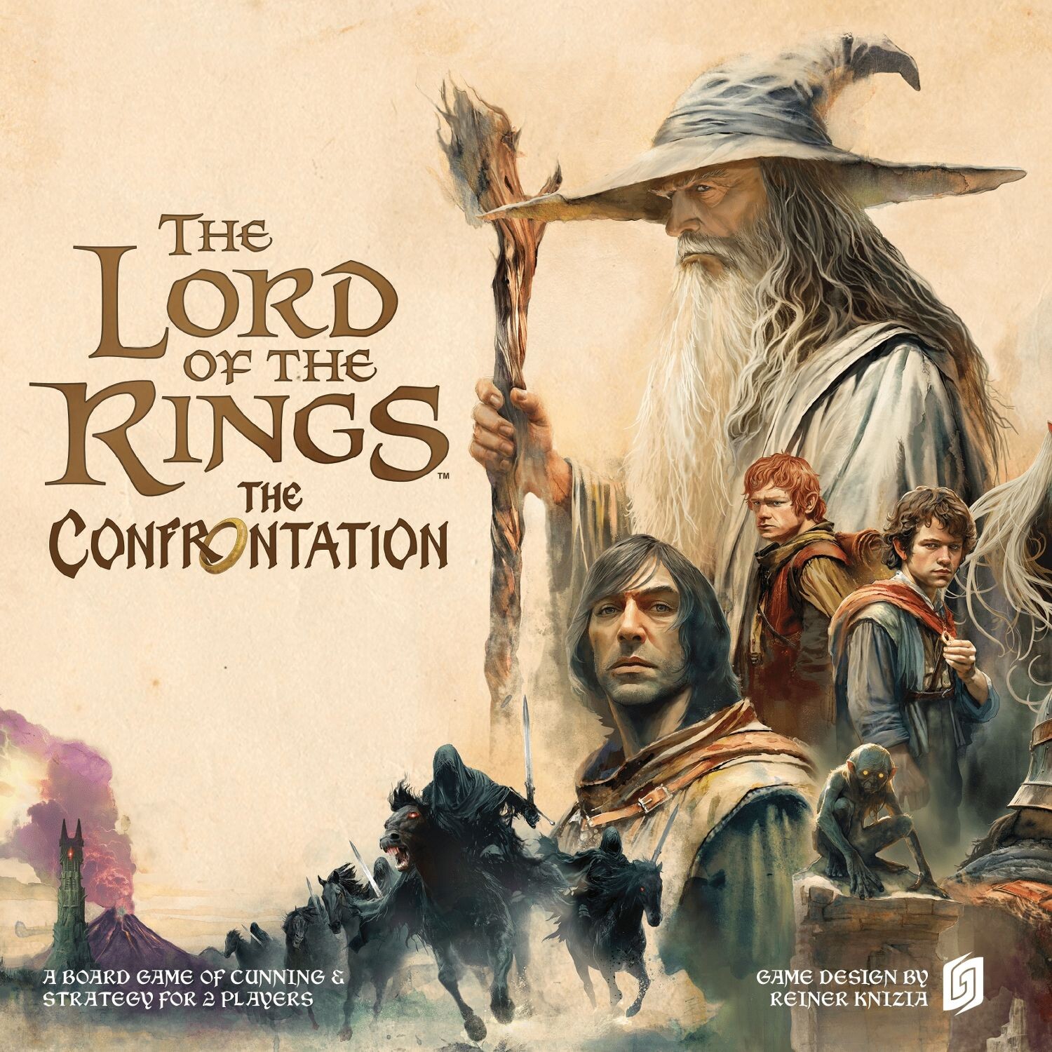Lord of the Rings The Confrontation Brettspill