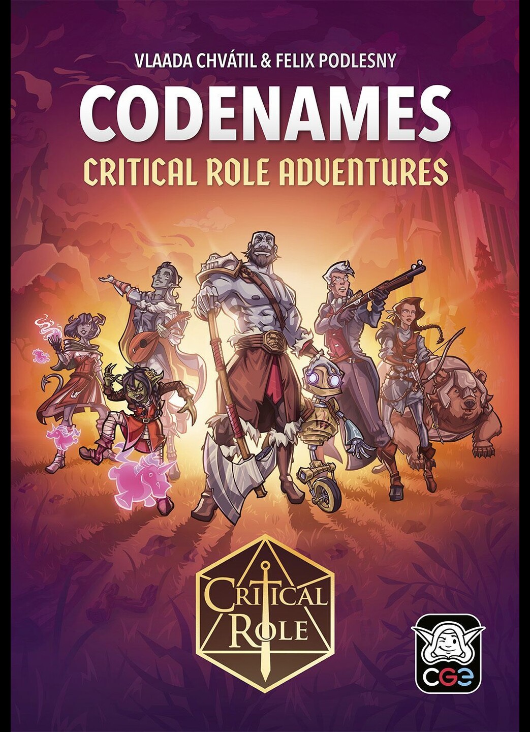 Codenames Critical Role Kortspill Critical Role Adventures