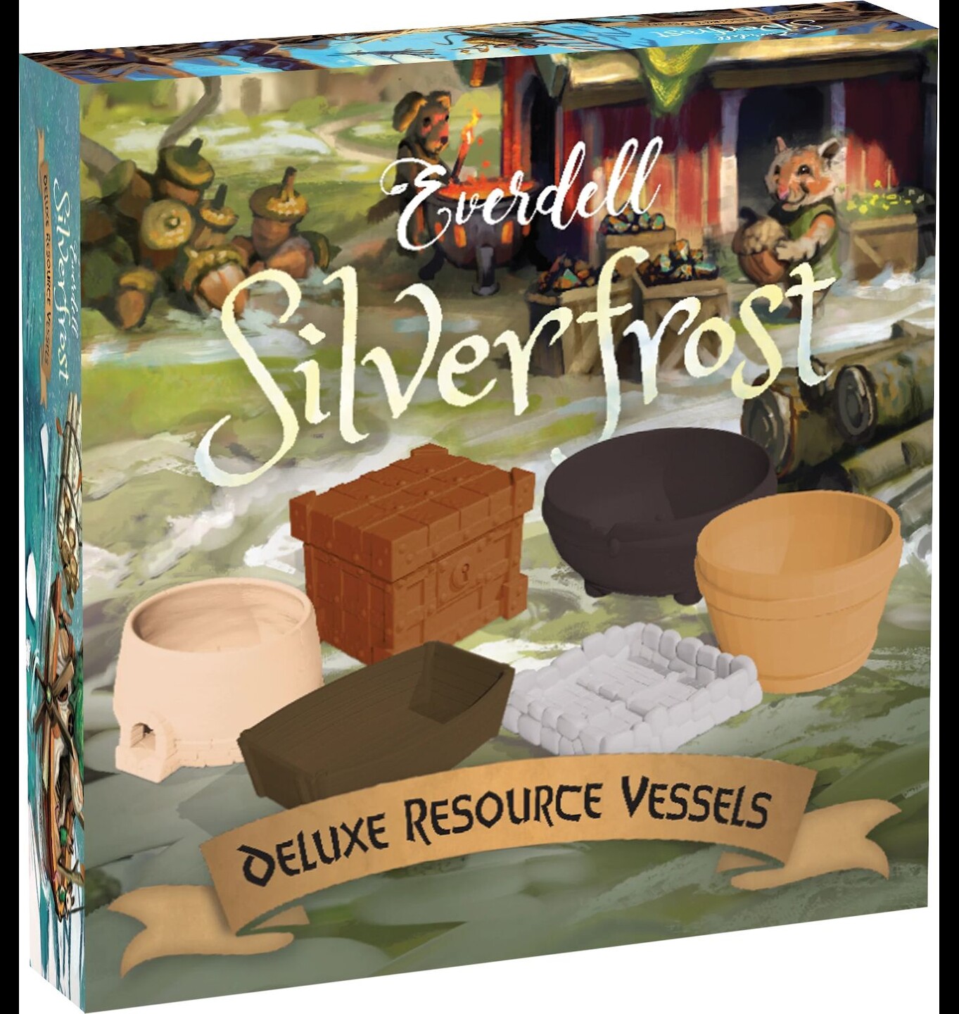 Everdell Silverfrost Deluxe Resource Vessels