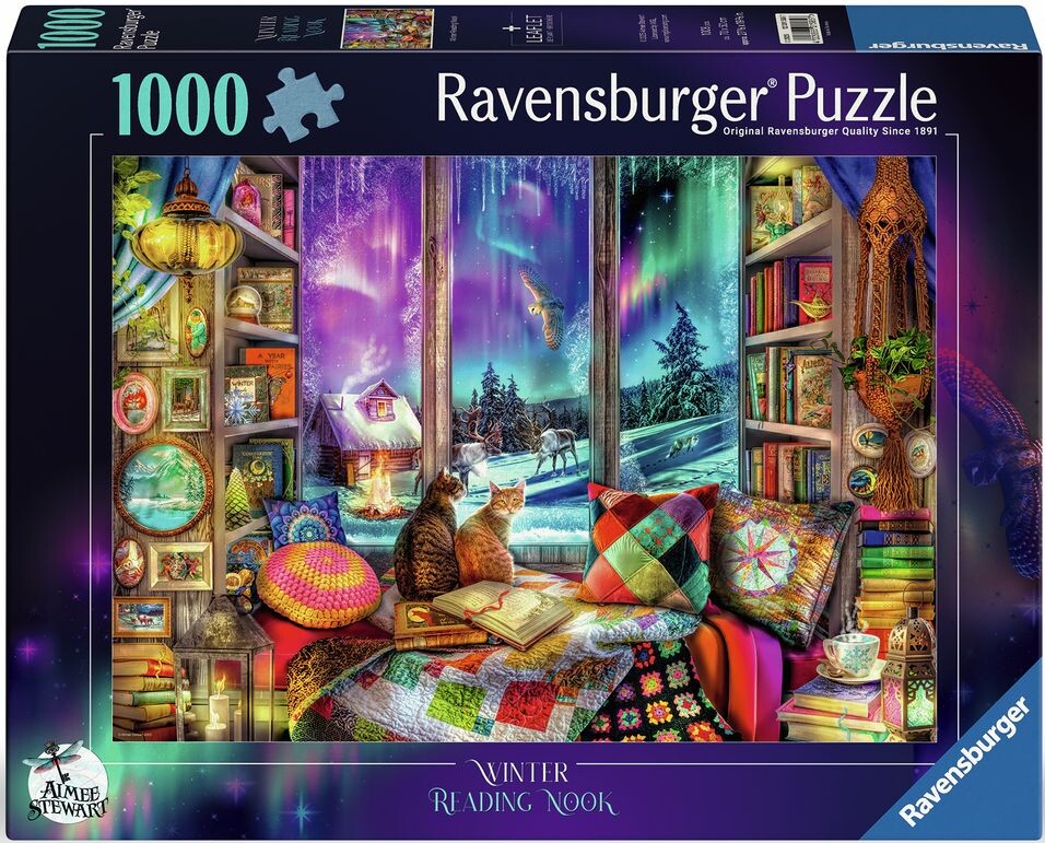 Winter Reading Nook 1000 biter Puslespill - Ravensburger Puzzle