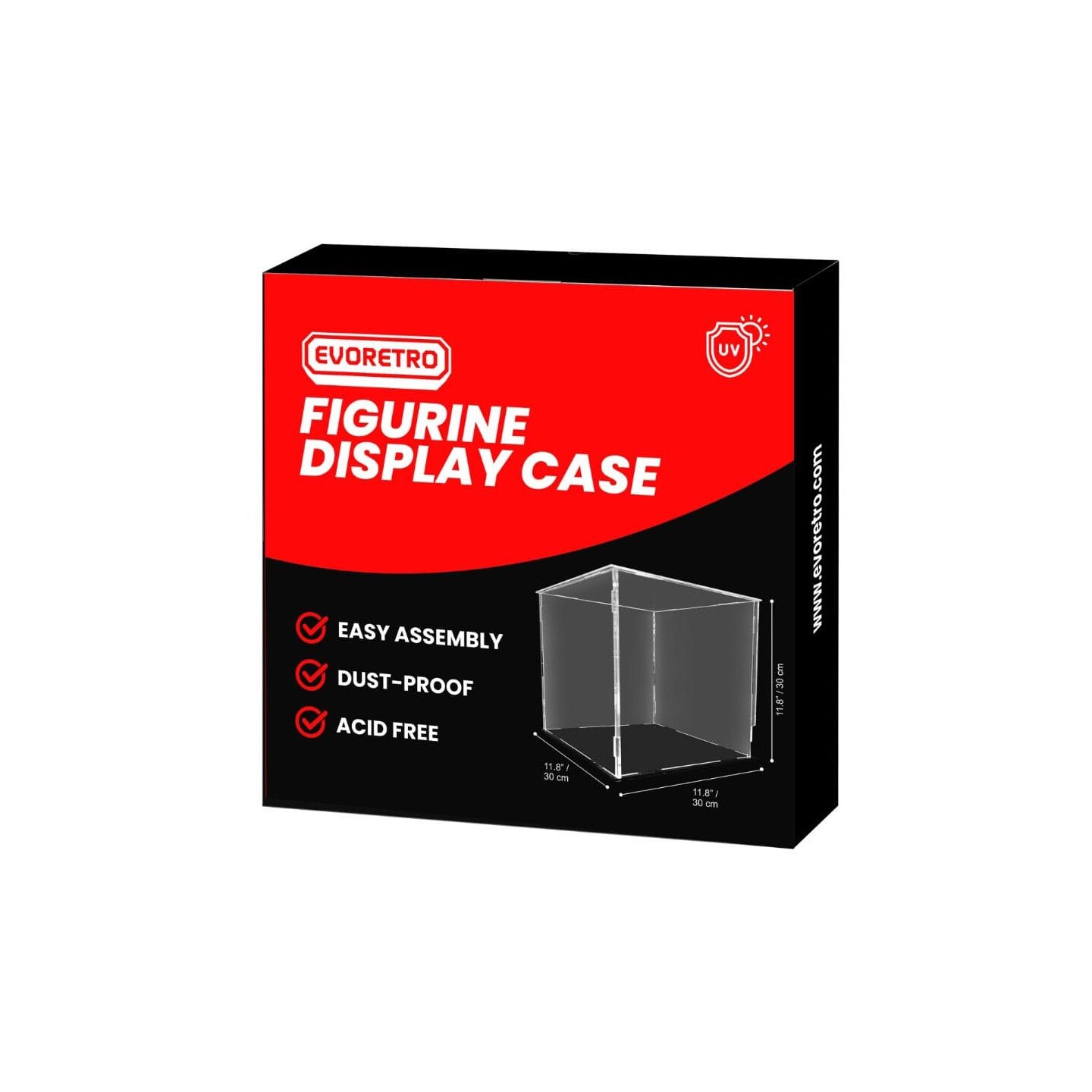 Acrylic Modular Display Case - 30 cm