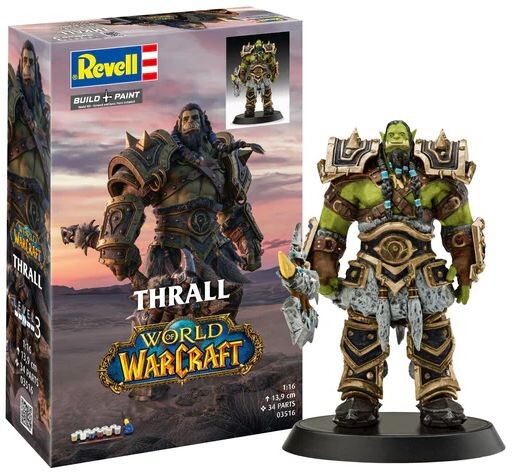 World of Warcraft Orc Thrall Revell 1:16 Byggesett