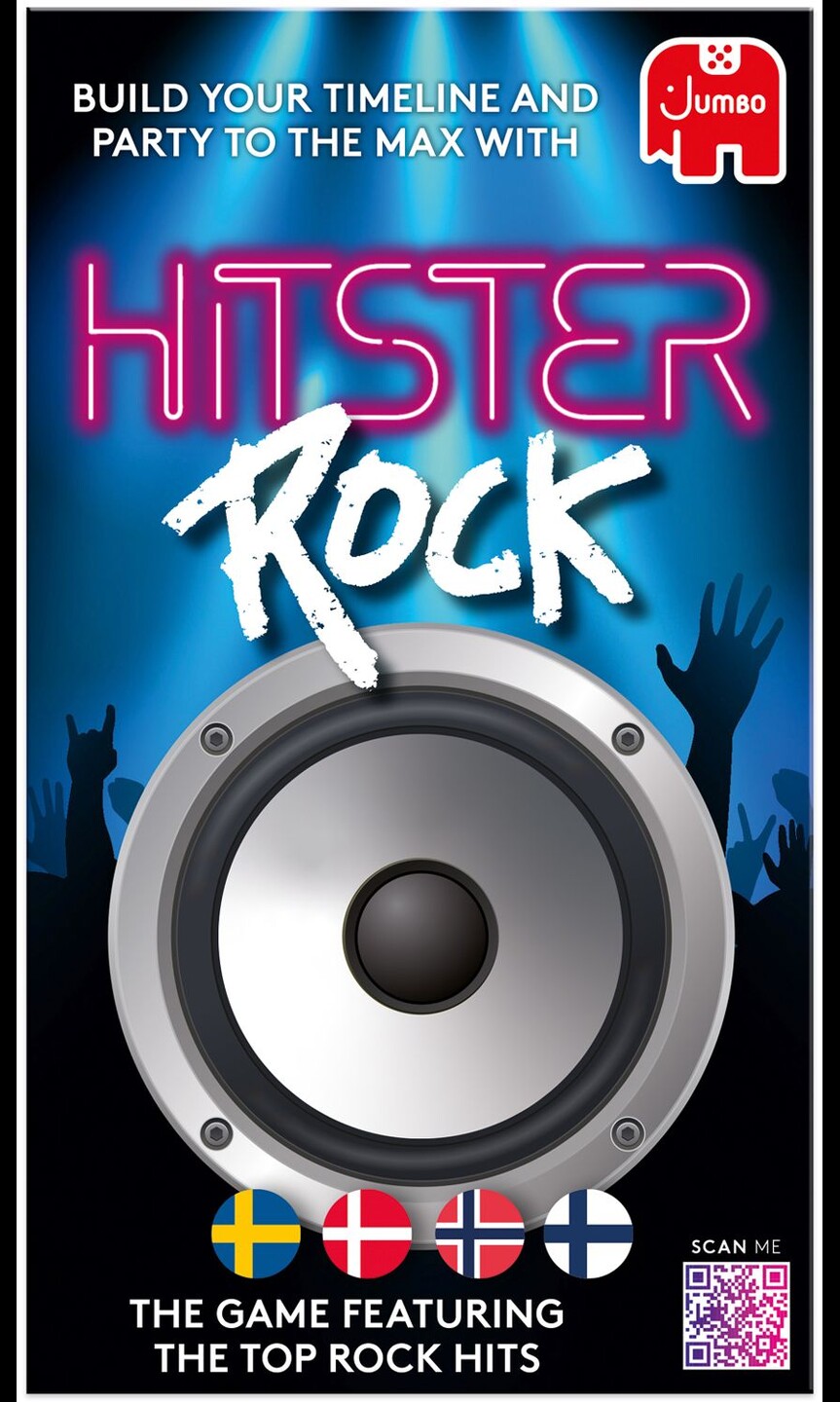 Hitster Rock Partyspill Norsk utgave