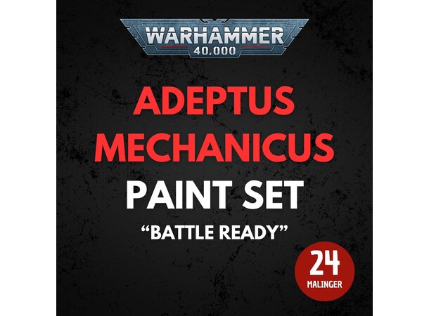 Adeptus Mechanicus Paint Set Warhammer 40K - Battle Ready 