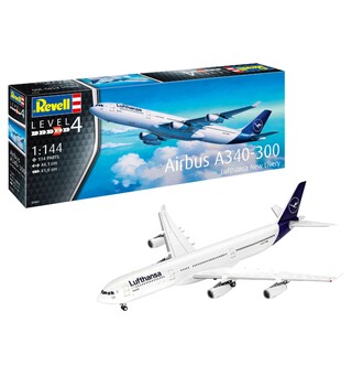 Airbus A340-300 Lufthansa New Livery Revell 1:144 Byggesett