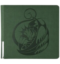Album Zipster XL Forest Green 24-pocket Quadrow - Dragon Shield