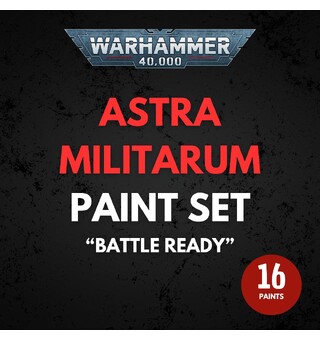 Astra Militarum Paint Set Warhammer 40K - Battle Ready