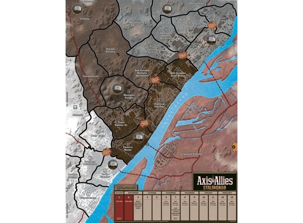Axis & Allies Stalingrad Brettspill 