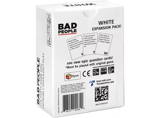 Bad People White Expansion Expansion till Bad People 