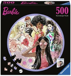 Barbie Circular 500 biter Puslespill Ravensburger Puzzle