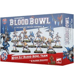 Blood Bowl High Elf Team The Caledor Dragons