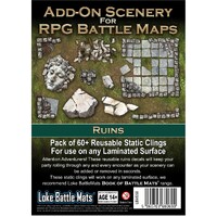 Book of Battlemats ADD-ON Ruins Klistremerker til Book of Battlemats