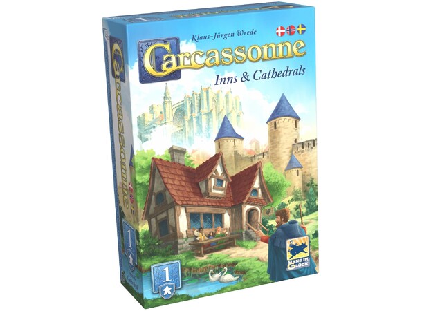 Carcassonne Inns & Cathedrals Expansion Norsk utgave 