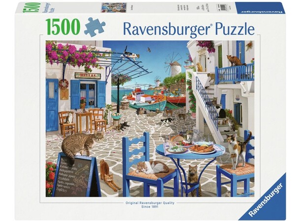 Cats of Mykonos 1500 biter Puslespill Ravensburger Puzzle 