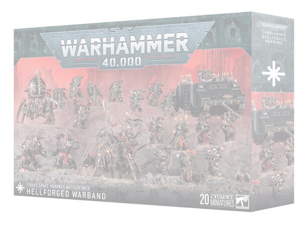 Chaos Space Marines Hellforged Warband ***UTSOLGT*** Battleforce 