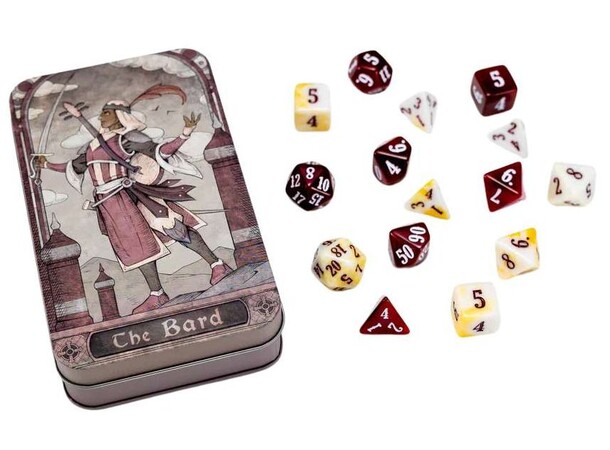 Character Class Dice Set - Bard Beadle & Grimm - RPG Dice (15 stk) 