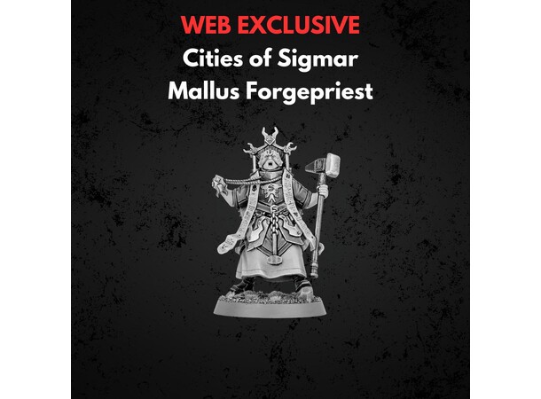 Cities of Sigmar Mallus Forgepriest Warhammer Age of Sigmar 
