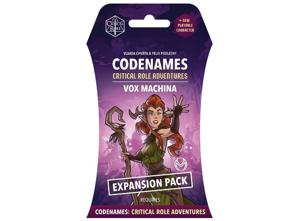 Codenames Critical Role Vox Machina Exp Utvidelse til Codenames Critical Role 