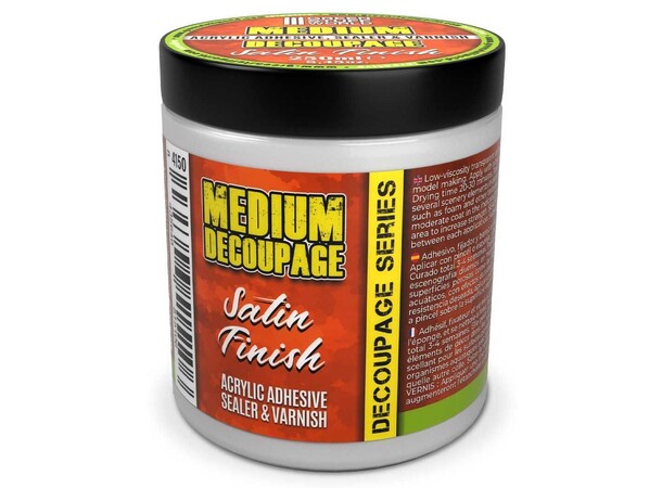 Decoupage Medium Satin 250ml Green Stuff World 