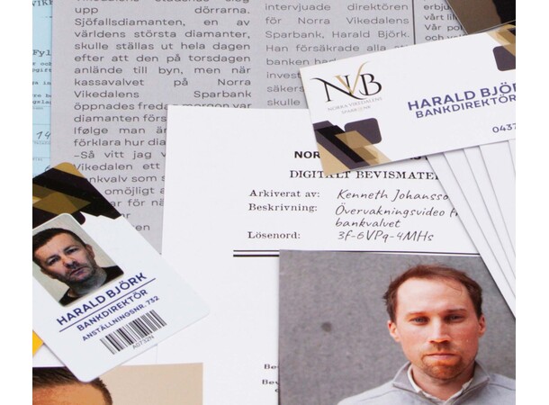 Detective for a Day Bankrånet Svensk utgåva 