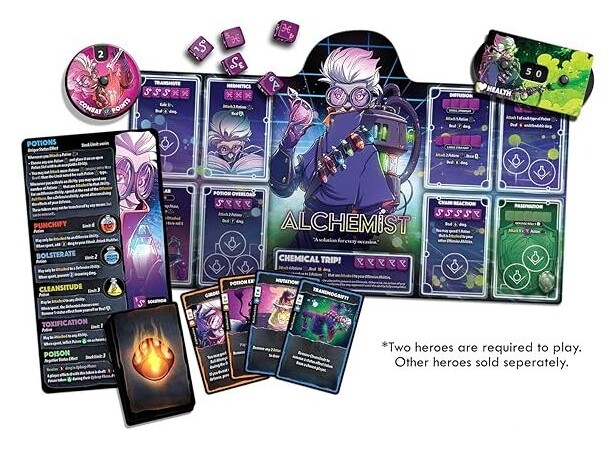 Dice Throne Alchemist Hero Pack Utvidelse til Dice Throne 