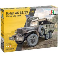 Dodge WC62/63 1.5 ton 6x6 Truck Italeri 1:35 Byggesett