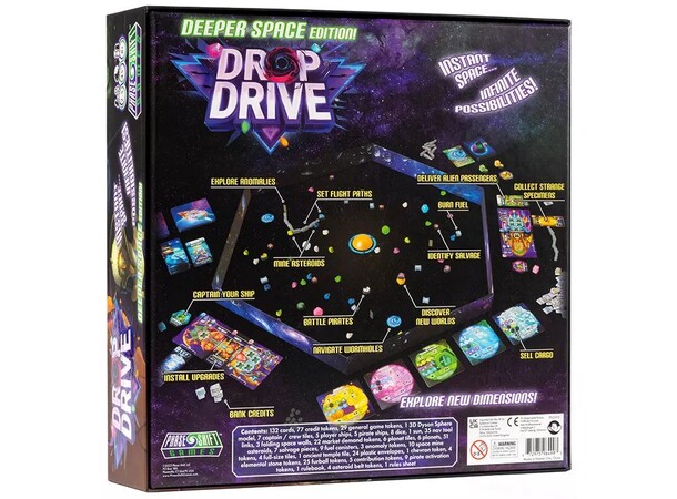 Drop Drive Deeper Space Ed Brädspel 