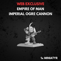 Empire of Man Imperial Ogre Cannon Warhammer The Old World